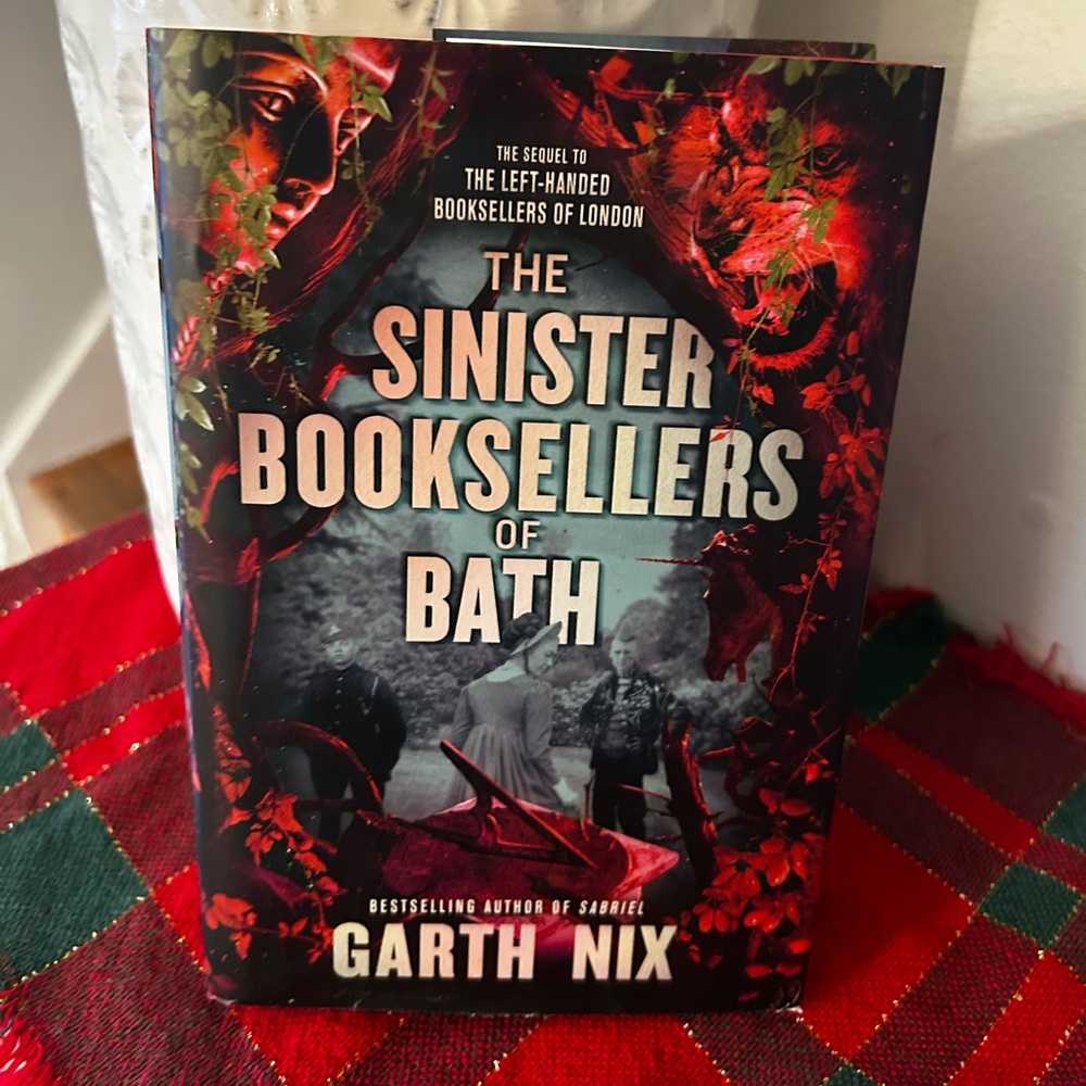 'The Sinister Booksellers of Bath' Garth Nix Hardcover Fantasy Book